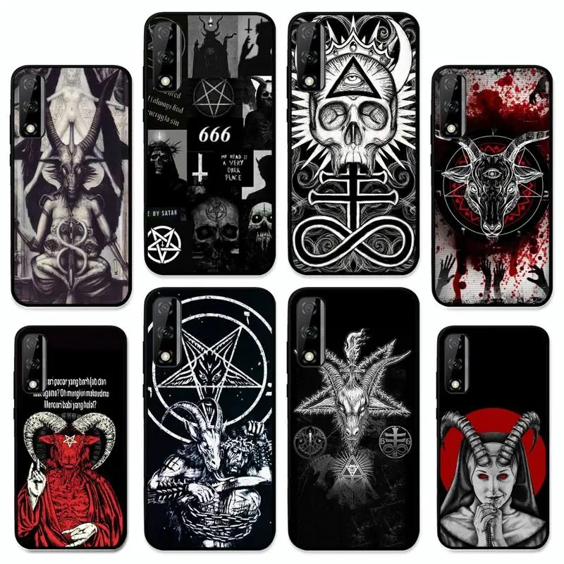 

Devil Satan Phone Case For Huawei Y9 6 7 5 Prime Enjoy 7s 7 8 plus 7a 9e 9plus 8E Lite Psmart Shell