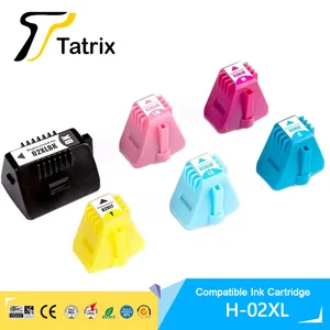 Tatrix HP 02 HP 02 Ink Cartridges for HP Photosmart 3110/3210/3210v/321 0xi/3213/3310/3310x i/3313/8230/8238/82 50/C5140  Printer