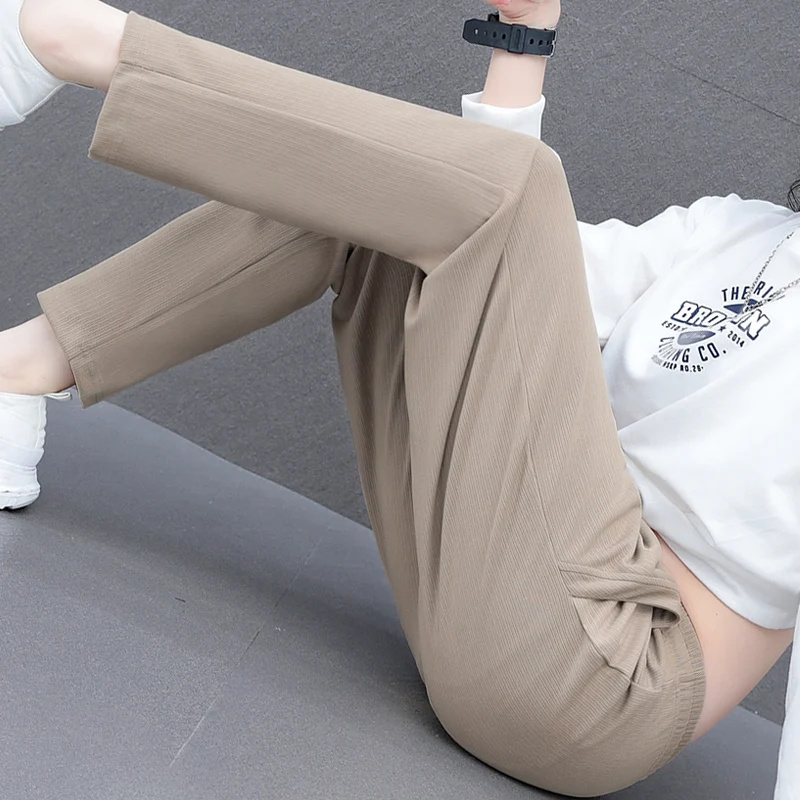 Женские Повседневные Спортивные Брюки С Высокой Талией Весенне-осенние Удобные