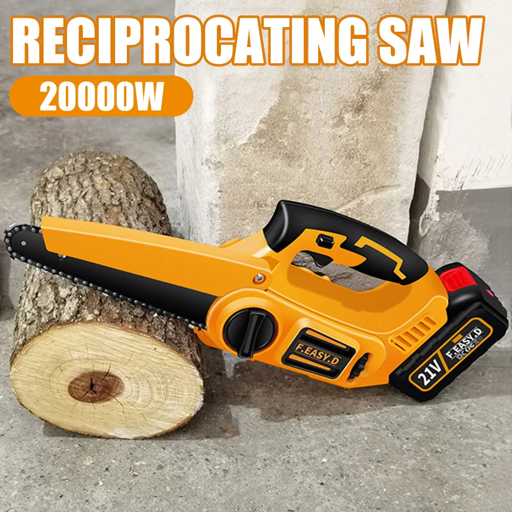 

Электрическая Беспроводная цепная пила, 8 дюймов, перезаряжаемая бензопила, ручная бесщеточная пила для сада, электроинструменты