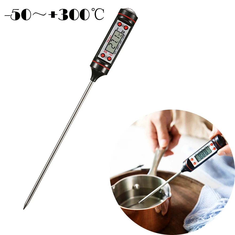 15cm Long Digital Thermometer Probe Candle Making Kits Measure Liquid Soy  Paraffin Wax Baked Milk Meat BBQ Wax Melts Accssories