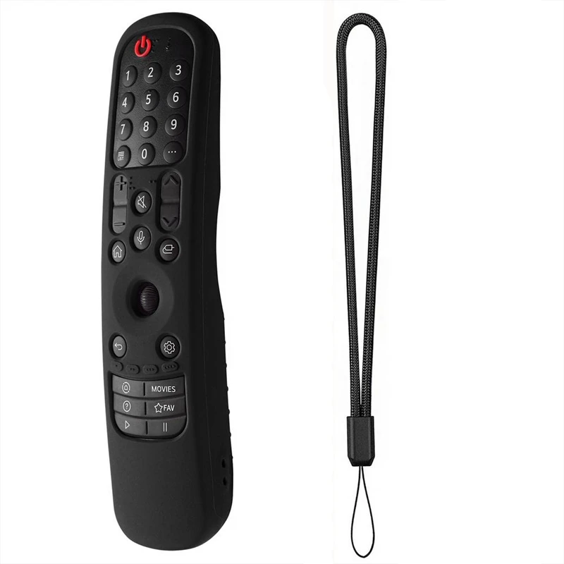 

Чехол для пульта дистанционного управления LG MR21GA/MR21GC OLED смарт-ТВ Сменный Чехол Силиконовый противоударный чехол Lanyard