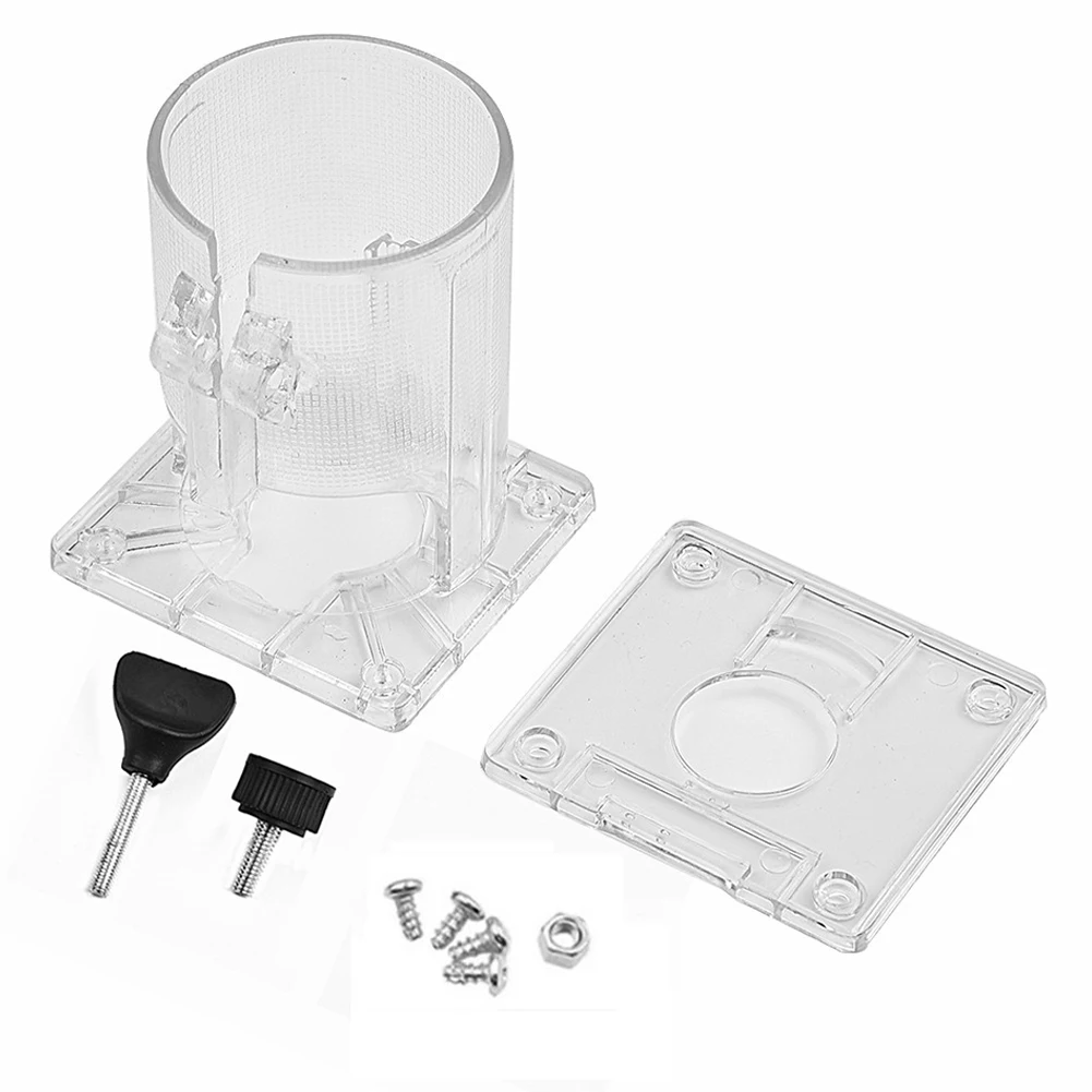 

Woodworking Electric Trimmer Machine Router Transparent Plastic Cover Base For Makita 3701 3703 Power Tool Accessories