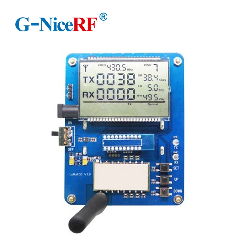 Lora DEMO Board with LCD Display for Testing LoRa1276F30/ LoRa1278F30 Transceiver Module