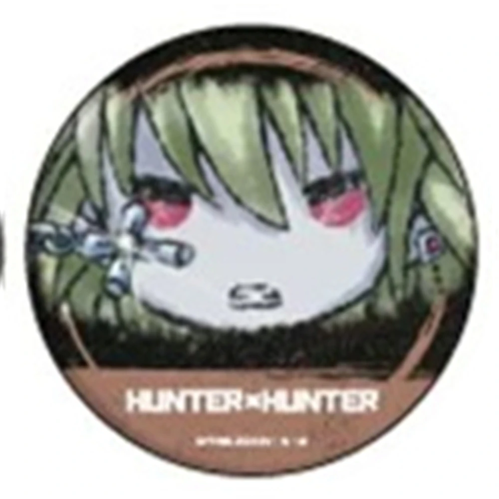 Фото 58 мм Аниме HUNTER×HUNTER Арка Зорудикку Леорио ПаладиНайт Хискоа Моррох Косплей КОСТЮМ Значок-брошь SPTE из жести ﻿   Проп №5