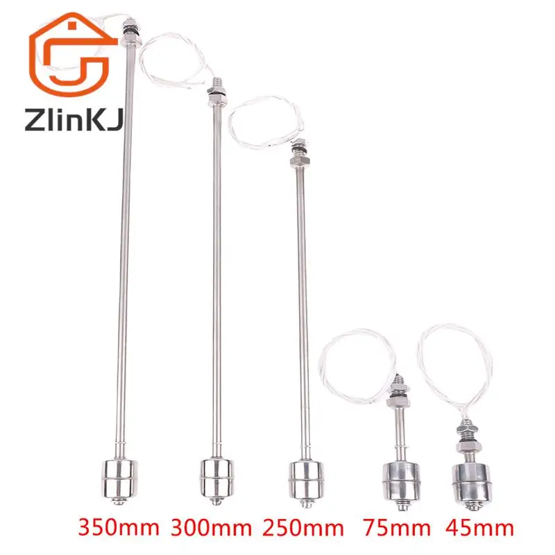 

Stainless Steel Float Switch Tank Liquid Water Level Sensor Double Ball Float Switch Tank Pool Flow Sensors 45/75/250/300/350mm