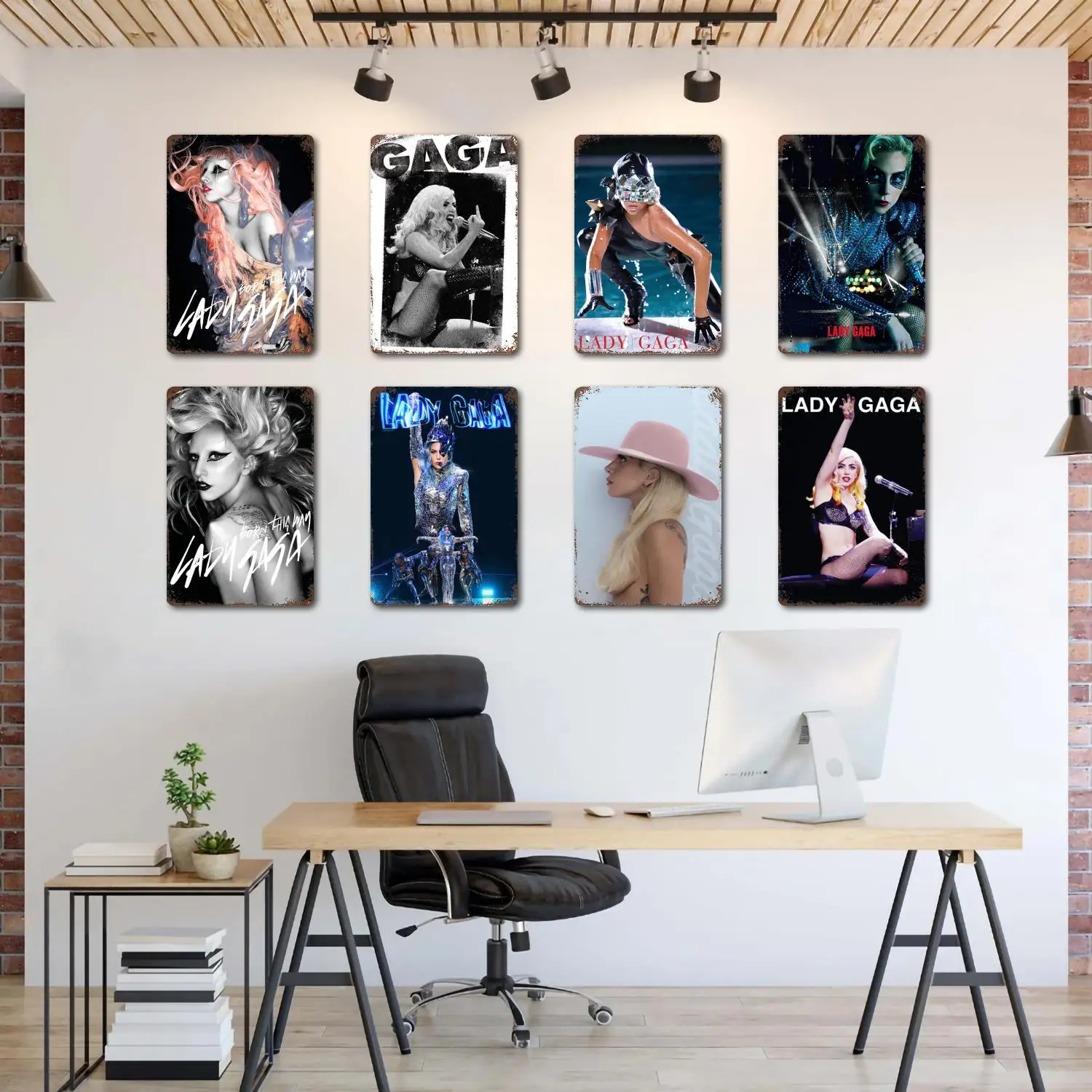 

lady gaga chromatica poster Metal Signs wall decor Vintage Tin Signs Captain Metal Poster Decor for Bar Pub Club Wall Decoration
