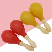 1 pair maracas rattle shaker percussion orff musical instruments kids gift toys exercise auditory bell for baby children