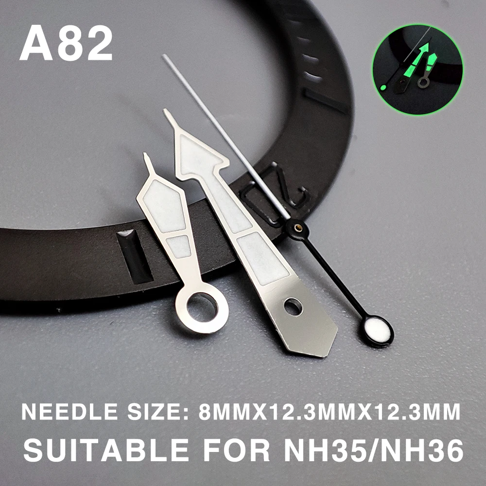 Modified Accessories NH35 Hands Luminous /Seahorse/ Watch Hands Fit The NH35 NH36 Movement
