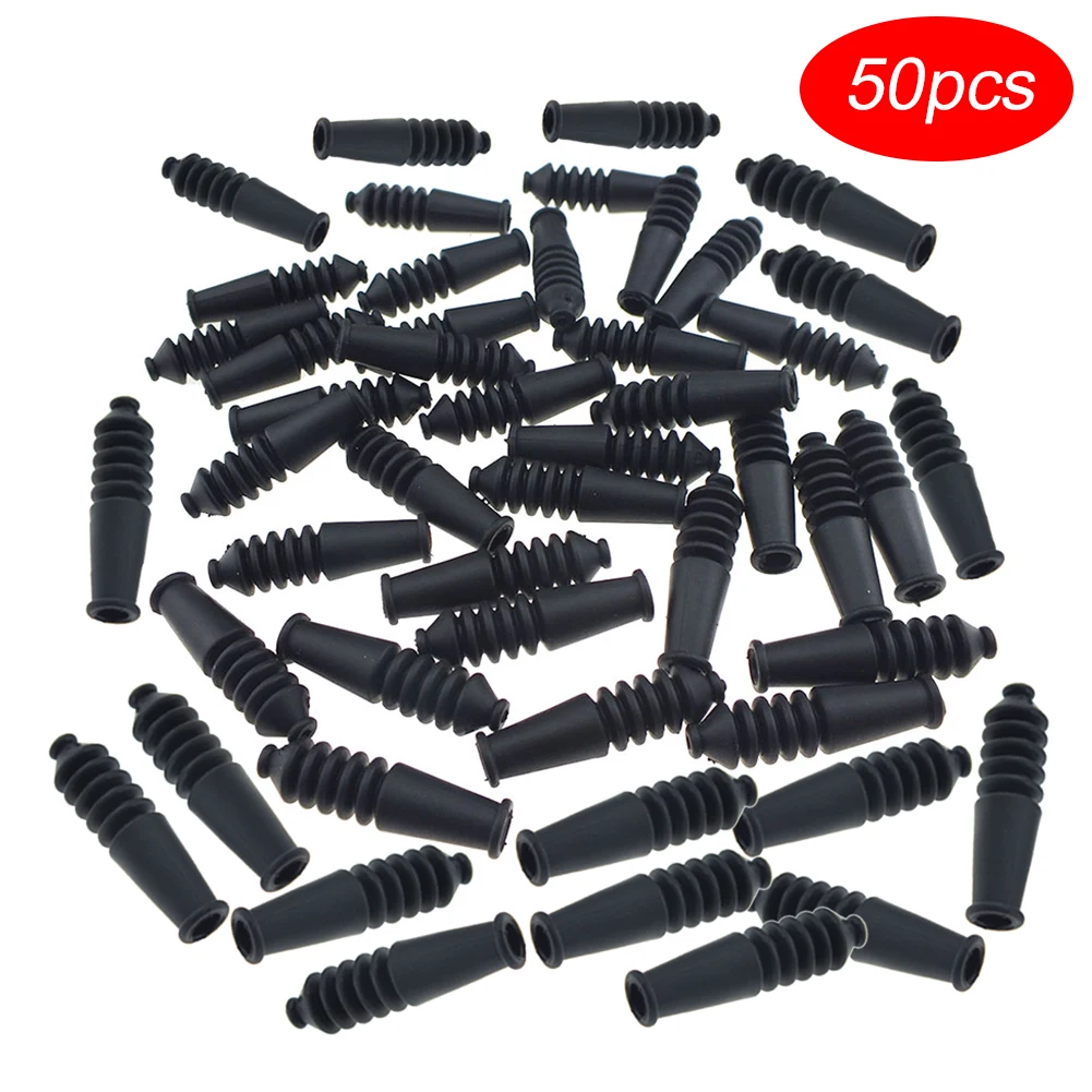 

50pcs Rubber V Brake Bicycle Cycling Hose Braking System Line Protection Cover