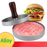 round shape hamburger mold press aluminum alloy meat beef grill burger press kitchen food high quality burger press steak