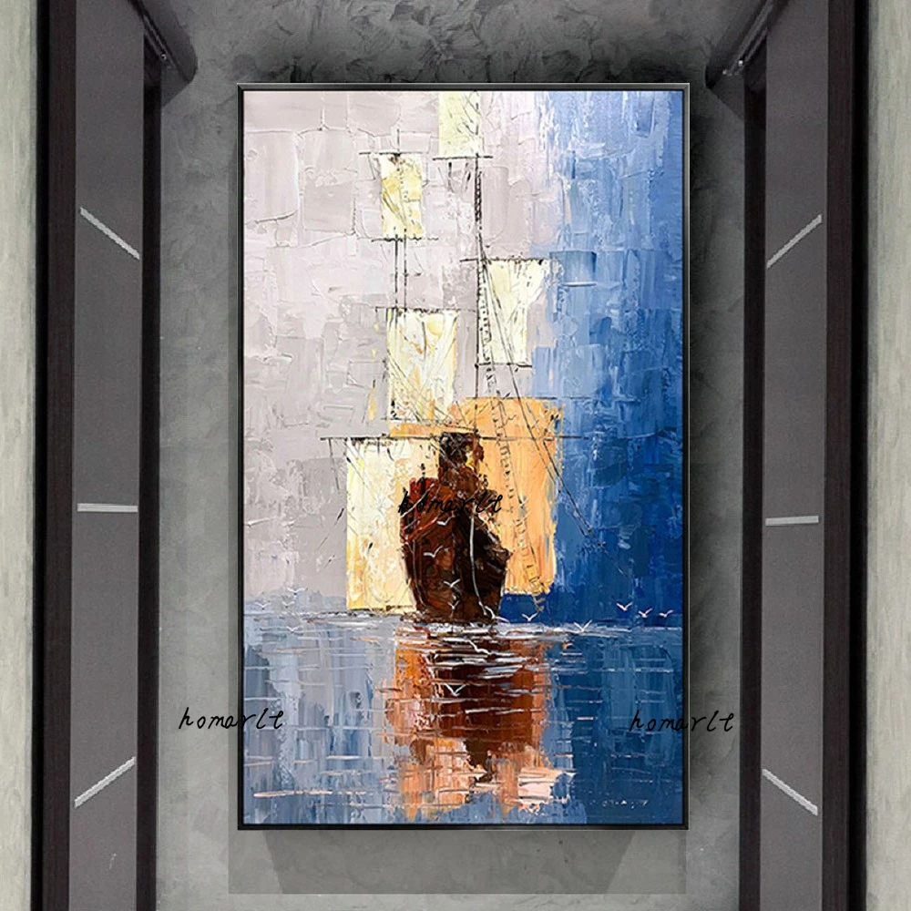 

Abstract Wall Art Pictures Canvas art Modern Interior Decor Paintings Hand Painting Oil Painting Texture Hanging Picture Artwork