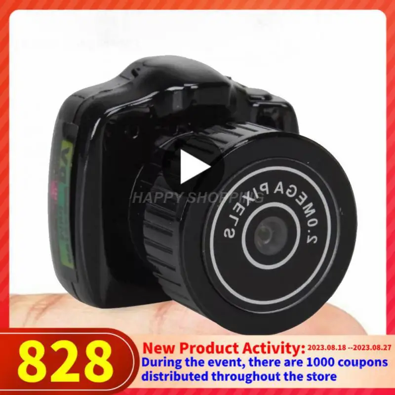 Миниатюрная HD-видеокамера с микрофоном, миниатюрная Спортивная камера с записью звука, веб-камера Y2000, маленький DV DVR, для безопасности