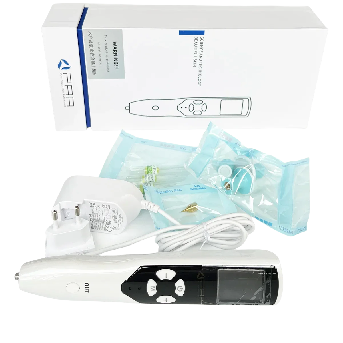 Плазменная ручка Fibroblast для лифтинга век 2 в 1 озоновая плазменная бородавок