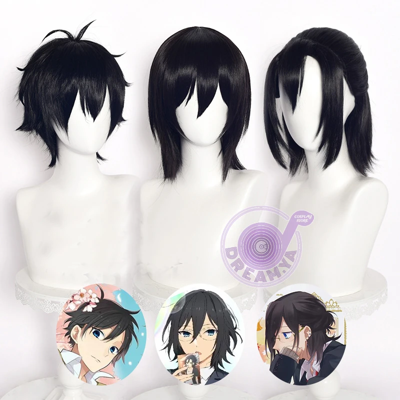 

Miyamura Izumi Hori Kyoko Cosplay Wig Anime Hori-san To Miyamura-kun Horimiya Heat Resistant Synthetic Hair Role Play + Wig Cap