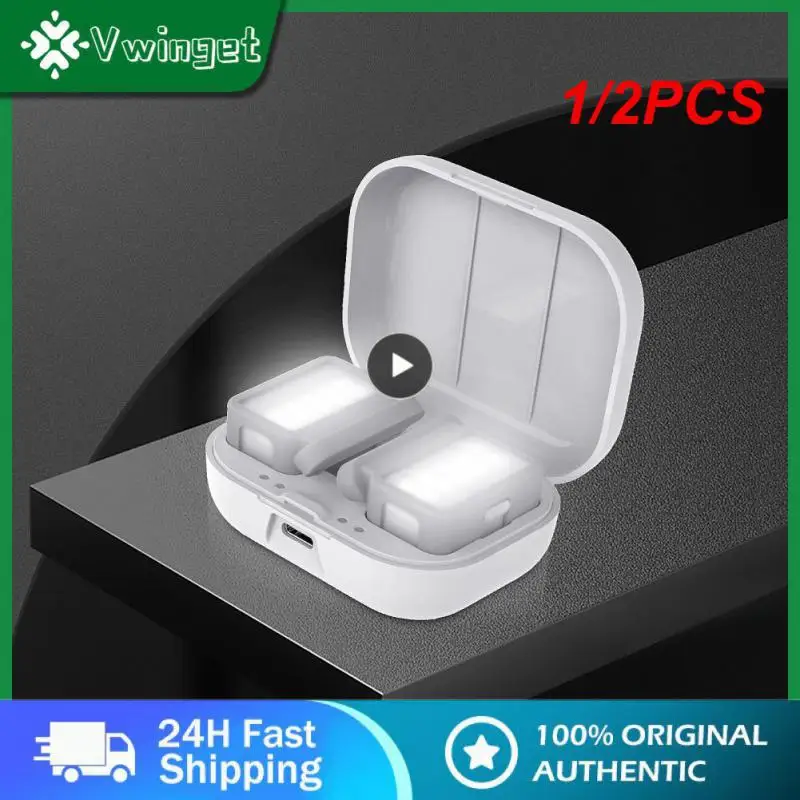 

1/2PCS Fill Light Phone Clamp for DJI OM 5/6/SE Adjustable Brightness Color Temperature Osmo Mobile 6 Gimbal Light Clamp