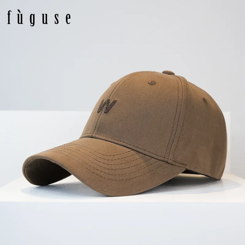 

Four Seasons Simple Letter Hard Top Curved Eave Baseball Hat for Men and Women Fashion Brand Couples Casual Face Show Small