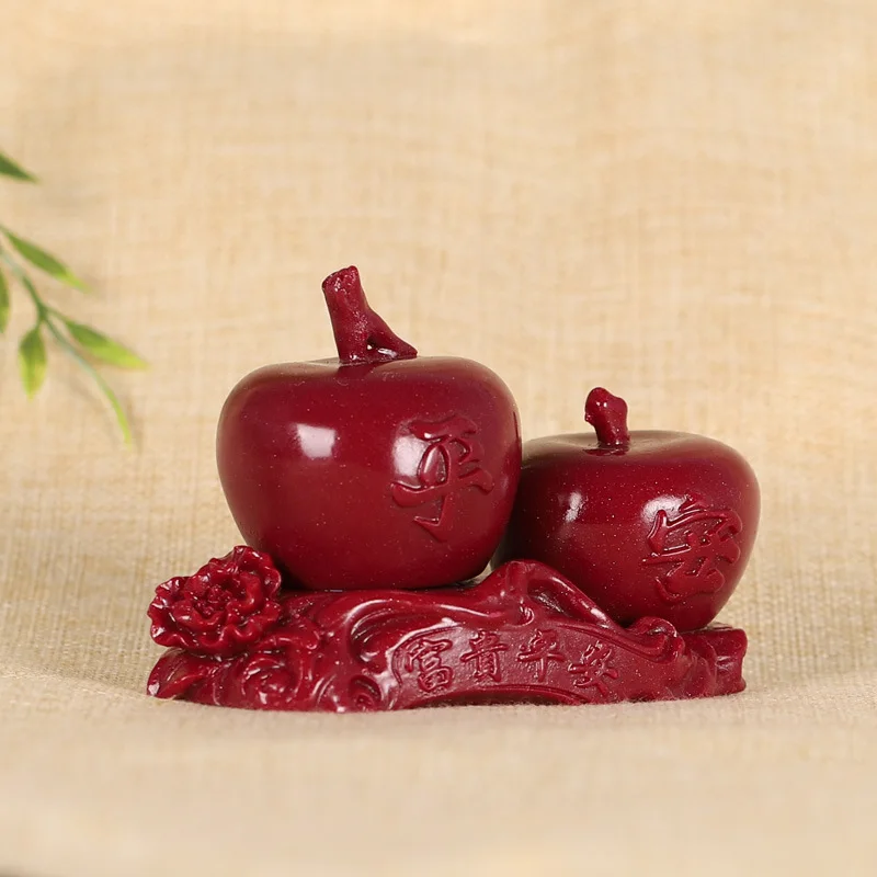 Vermilion яблоко украшения Рождество небольшие подарки Хэллоуин настольные