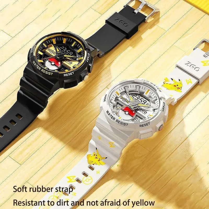 

Anime cartoon Pokemon Pikachu children's watch student sports waterproof digital watch luminous sensitive shockproof fall-proof