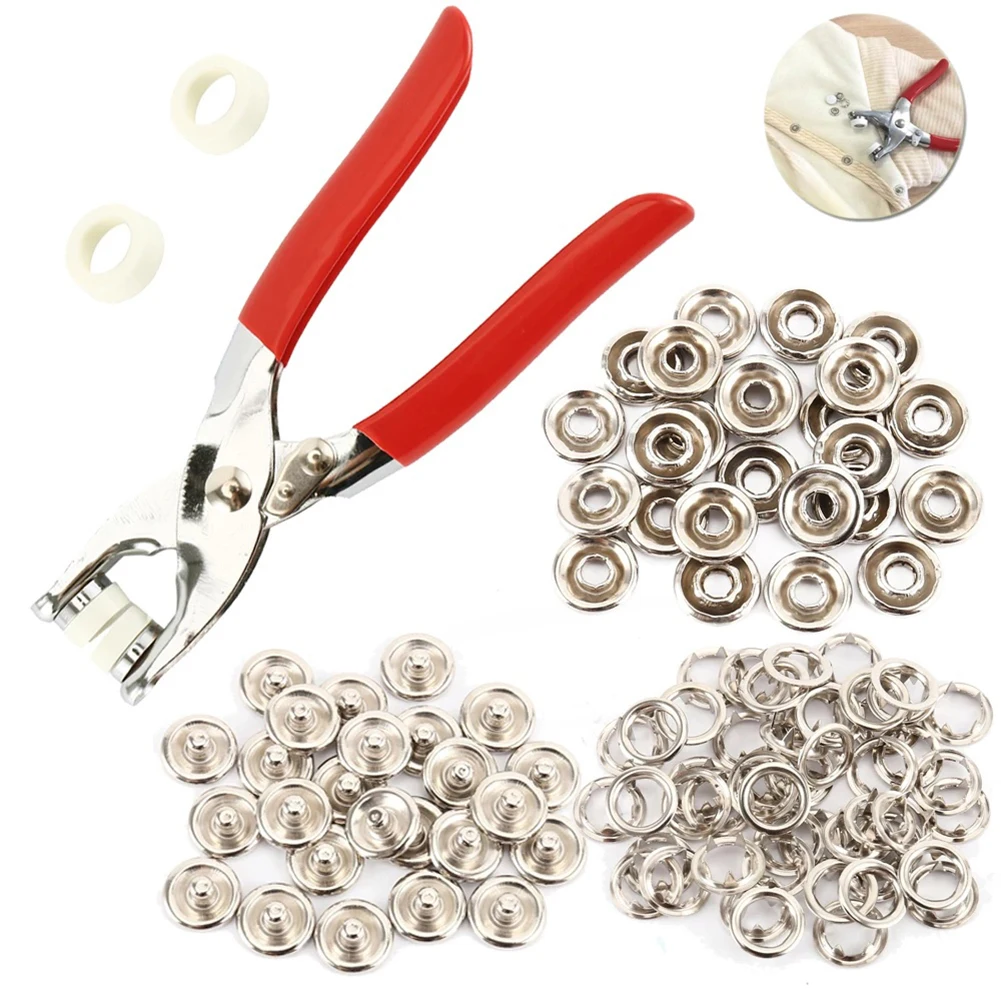 

1 Pliers With Buckles Snap Button Thickened Snap Fastener Kit DIY Craft Supplies For Installing Clothes Bag Sewing Accessories