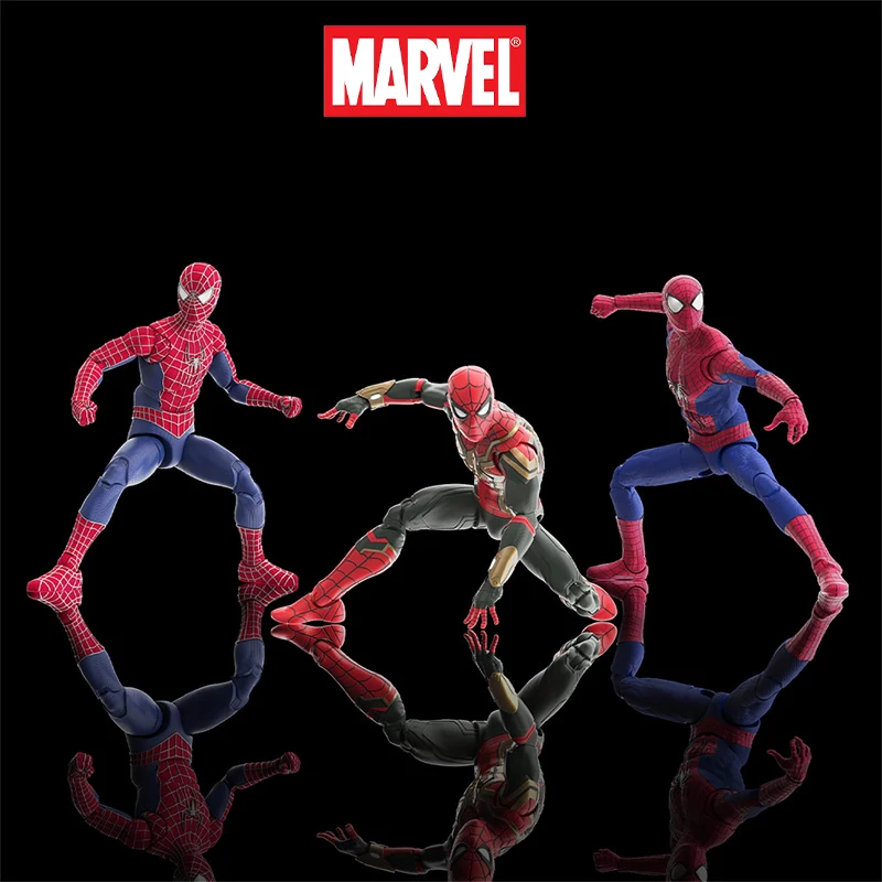 

Marvel Мстители Альянс стальной Человек-паук шарнирный Супер мобильный роскошный набор глухая коробка крутой подарок на день рождения Детские игрушки