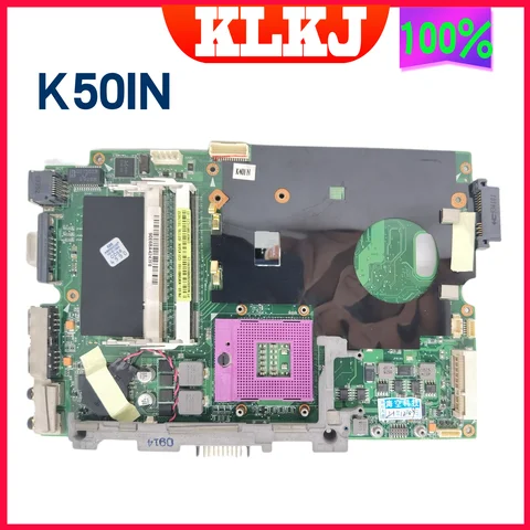 Материнская плата Dinzi K50IN для ноутбука Asus X8AIN X5DIN K40IP K50IP K50IJ K40IJ K40IN материнская плата для ноутбука 15 дюймов 14 дюймов 100% рабочий