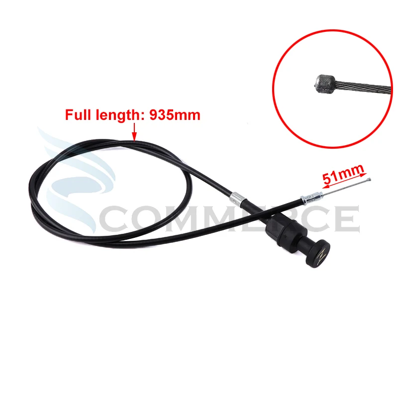 

1 шт. 770 мм/940 мм кабель дросселя карбюратора, велосипедный нажимной дроссель, дроссель, кабель для Yamaha ямы, грязевой двигателя, мотоцикла, мотокросса