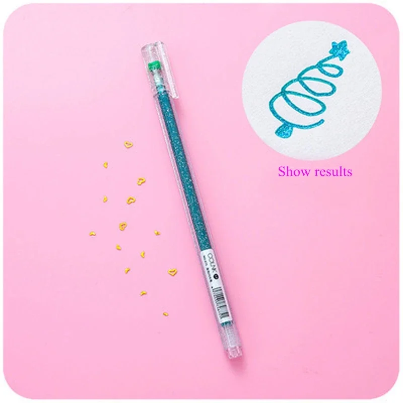 

MOONBIFFY Гелевая ручка с блестками 8 цветов