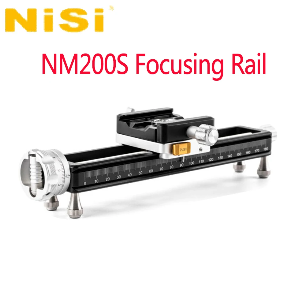 

NiSi NM-180 NM-200S Quick Adjustment Macro Focusing Rail with 360 Degree Rotating Clamp