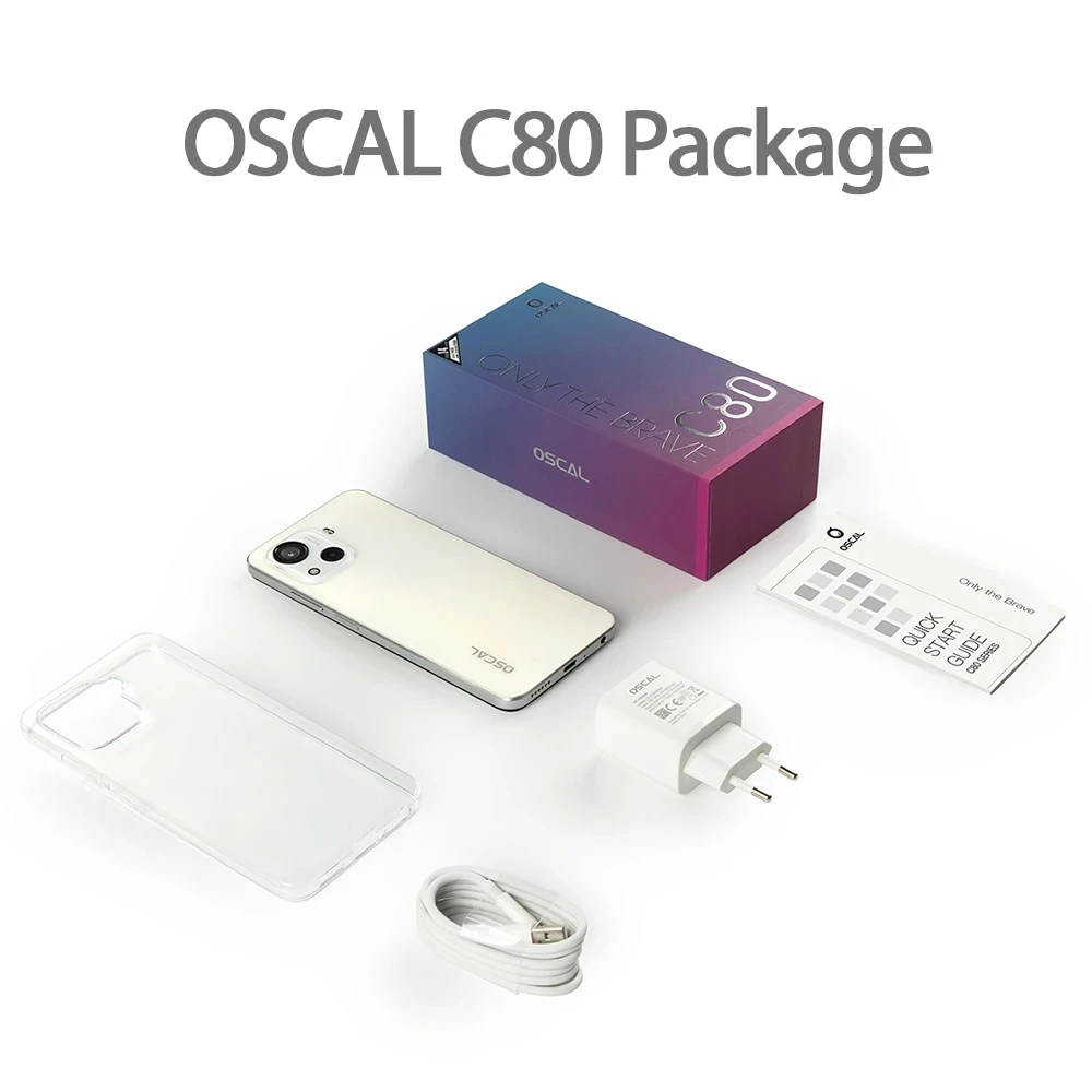 Blackview Oscal C80 8GB+128 GBCell Phone Fast Charging Phone Smartphone Octa Core Android 12 50MP Camera 5180mAh