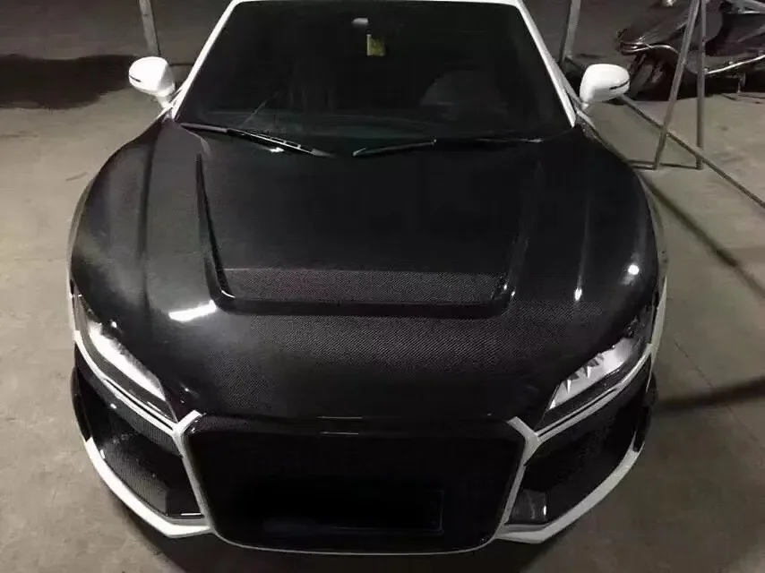 Высококачественный обвес капота из углеродного волокна для Audi R8 V10 2007-2021 PPI стиль