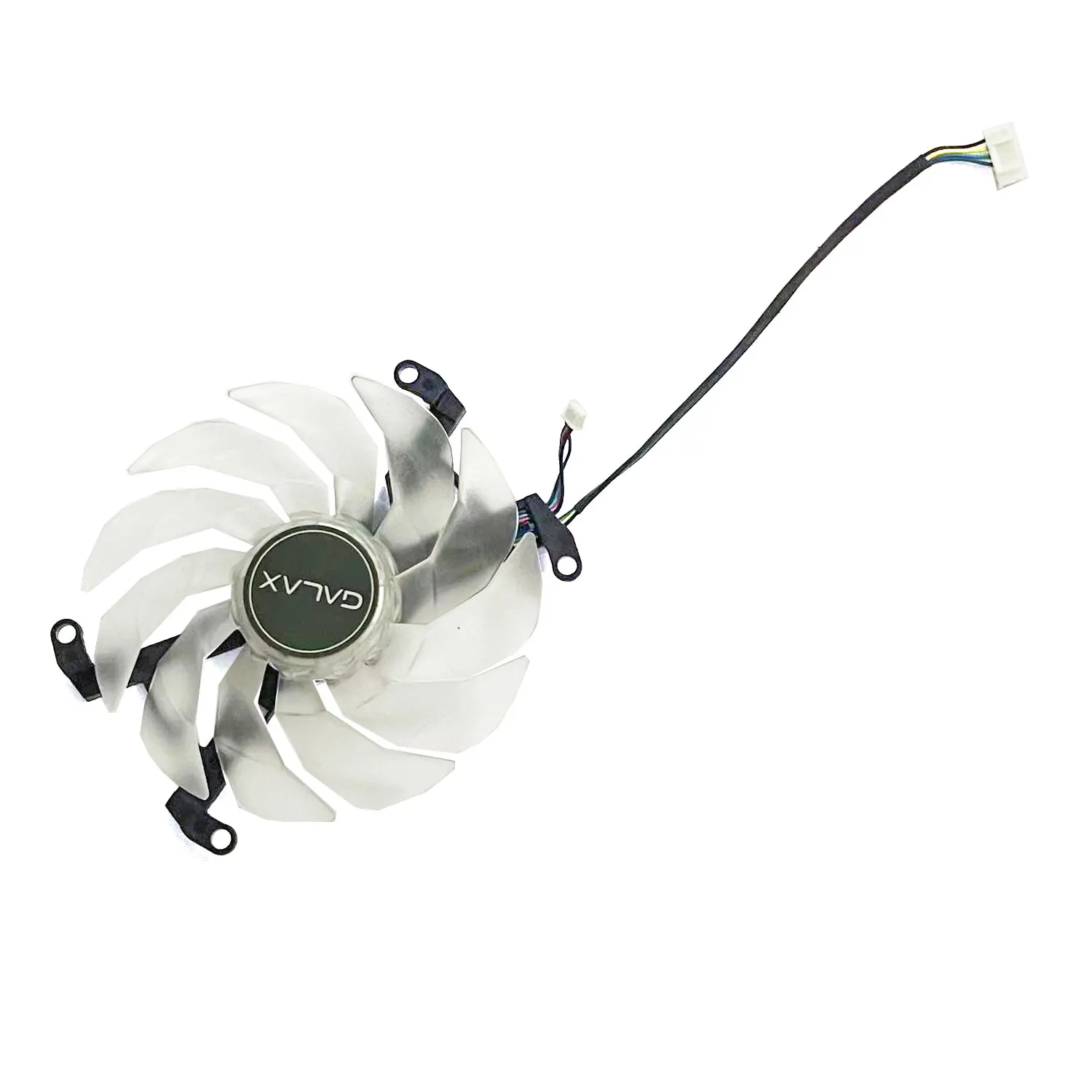 Новый сменный вентилятор DIY с белой LED-подсветкой GFY10015H12SPA 102 мм для видеокарт GALAX GeForce RTX3060ti 3070 3070ti EX черного цвета (art.: 3920ce033c7dc) - 3920ce033c7dc
