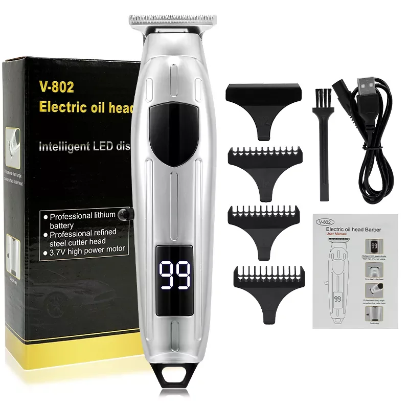 

New USB Electric Hair Clippers Rechargeable Shaver Beard Trimmer Professional Men Hair Cutting Machine Beard Barber Hair Cut