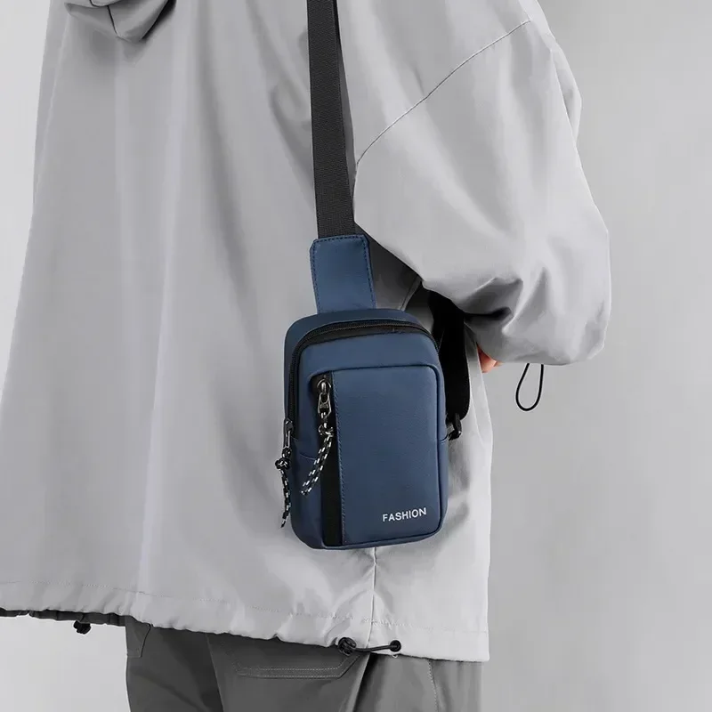 

Bags Nylon Outdoor Bag Street Chest Casual Multifunction Crossbody New Travel Pack Capacity Men‘s Trendy Shoulder Male Large