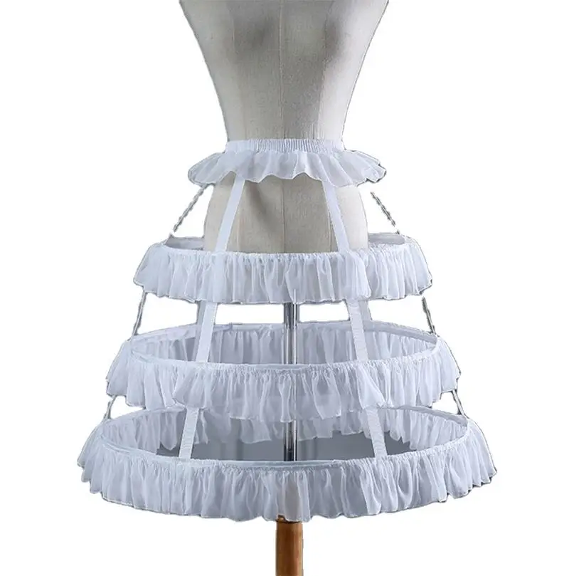 

Lolita bustle hollowed out violent fishbone petticoat underskirtt Carmen birdcage petticoats 2023