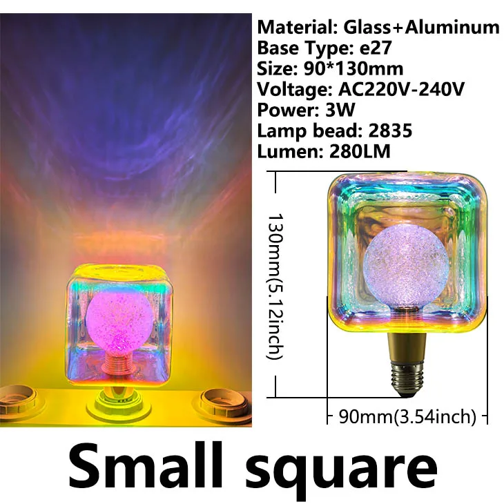 

Светодиодная лампочка DT&ZM E27 3Вт цветная