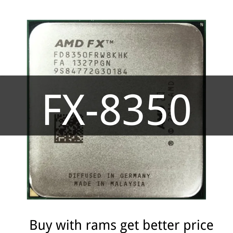 

AMD FX-Series FX-8350 FX 8350 4.0G 125W FD8350FRW8KHK Socket AM3+