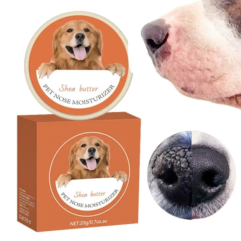 

20g Moisturizer Natural Dog Nose Balm Dry Chapped Cracked And Crusty Nose For Paws Nose Cream Pet cat dog Care Product Supplies