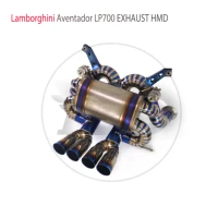 hmd titanium alloy exhaust system performance catback for lamborghini aventador lp700 auto modification valve muffler