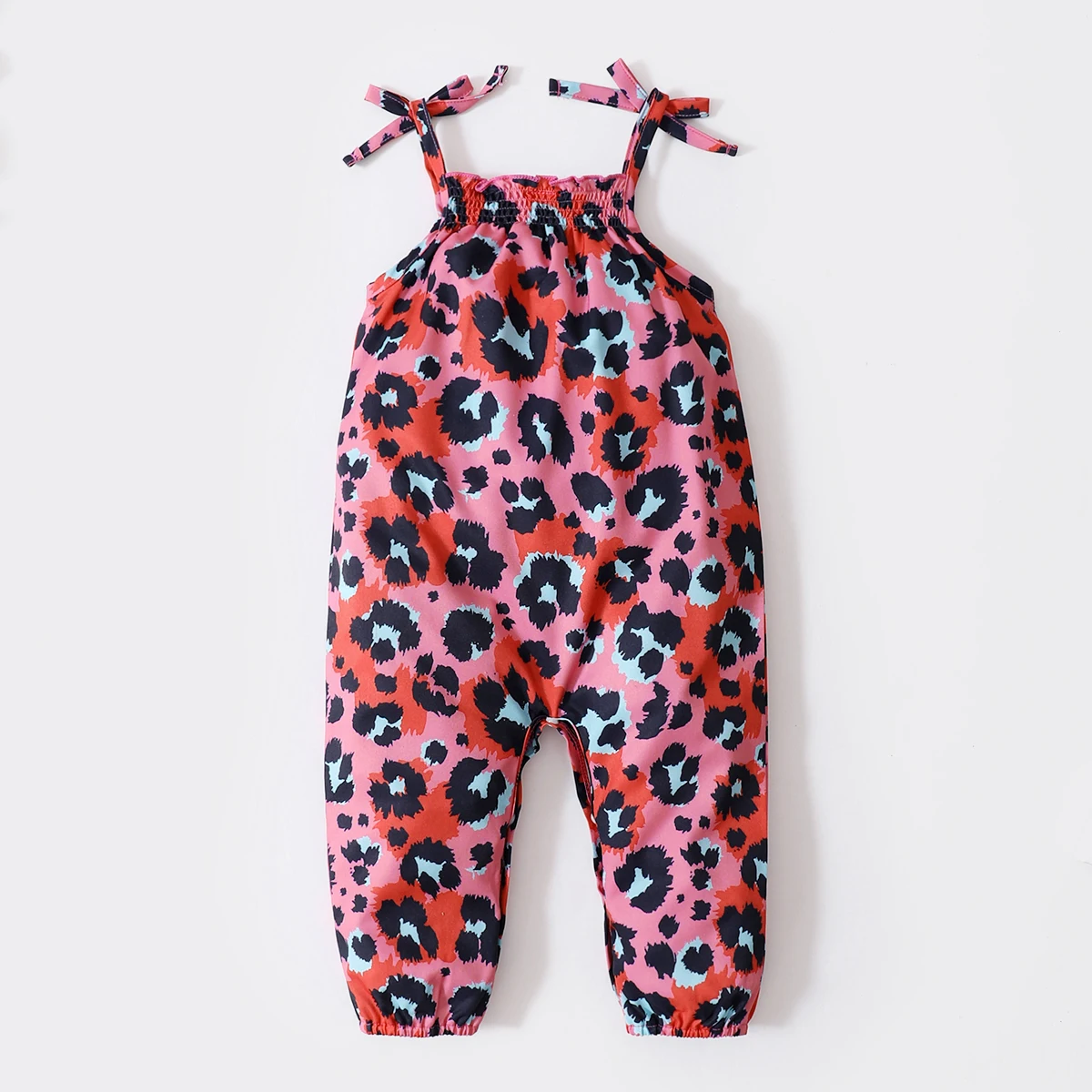 

Summer Lovely Kids Girls Jumpsuit Flower Cartoon Printed Strapless Romper Outfits Fashion Baby Infant Girl Overalls Children
