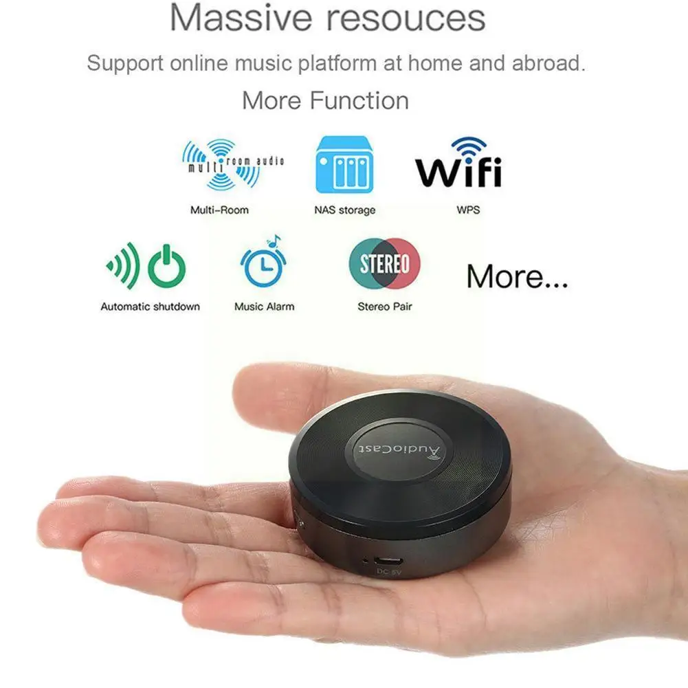 

Аудиопроигрыватель Audiocast M5 для Dlna Airplay, беспроводной, с Wi-Fi