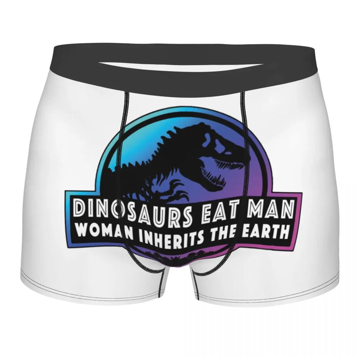 Нижнее белье с логотипом парка Юрского периода мужские эластичные трусы-боксеры