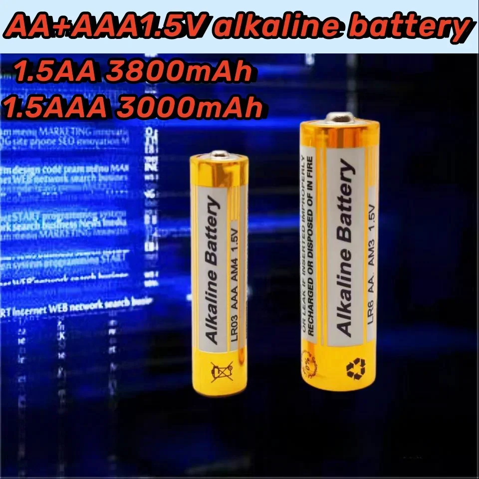 Перезаряжаемая щелочная батарея Air freight1.5VAA + AAA3000mAh/3800mAh подходит для фонариков