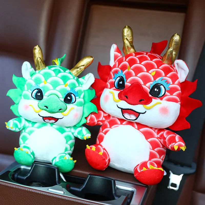 

Kawaii Colorful China Zodiac Baby Dragon Plush Toy 2024 Chinese Zodiac Dragon Mascot Kids Girls Toys New Year Festival Decor