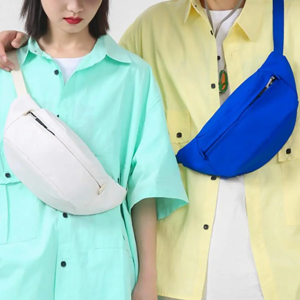 

Waist Bags For Women Oxford Leisure Color Waist Bag Shoulder Crossbody Chest Bags Handbags All-match Messenger Belt Bags