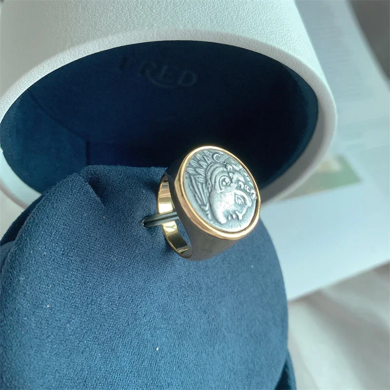 Модное кольцо Hercules с древней Грецией из стерлингового серебра 925 пробы античной