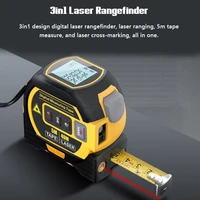 3in1 laser rangefinder 40m60m laser tape measure ruler lcd display with backlight distance meter building measurement device