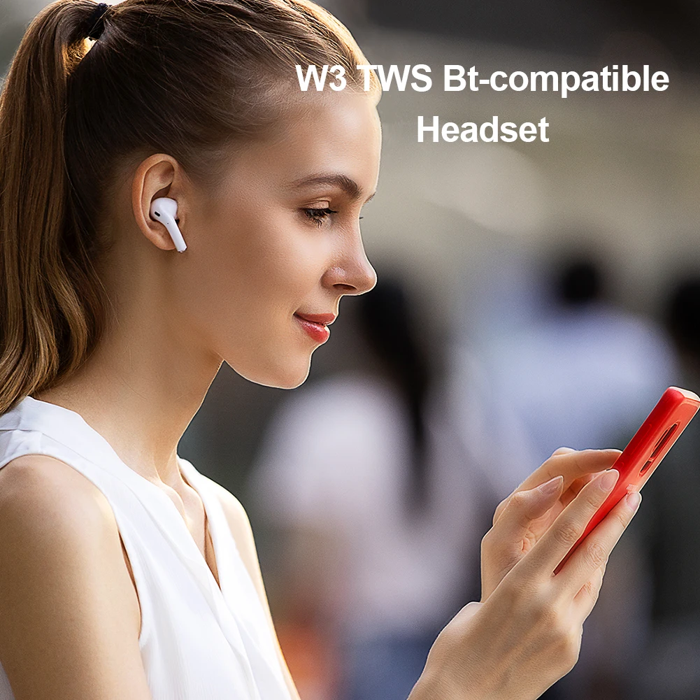

Baseus Wireless Headphones Bluetooth 5.0 Earphone In-ear HD Earbuds Touch Control Headset Earphone Long Standby