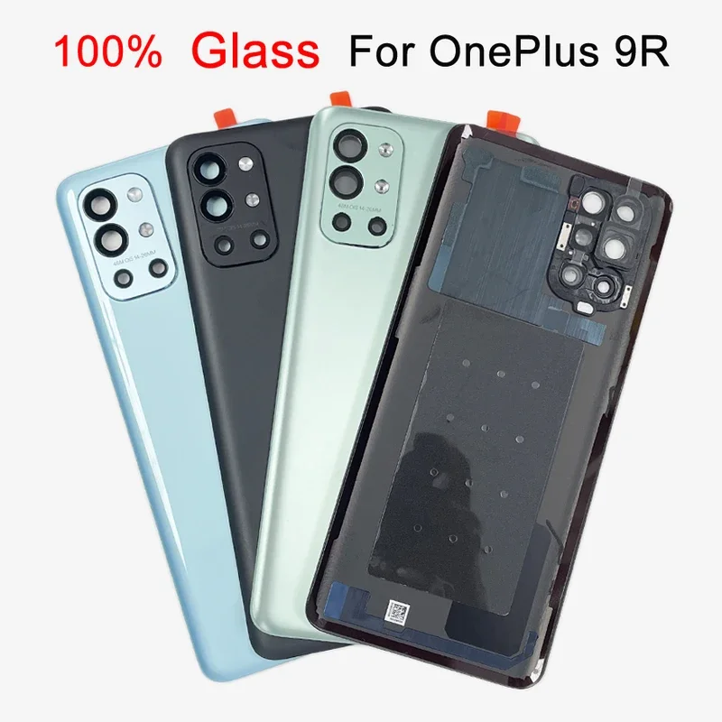 Задняя крышка батарейного отсека для OnePlus 9R задняя панель Gorilla Glass 5 детали One Plus 1