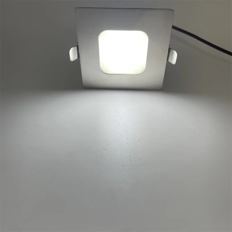 3 Вт 6 IP67 квадратный ультратонкий караван автофургон ванная комната морская яхта